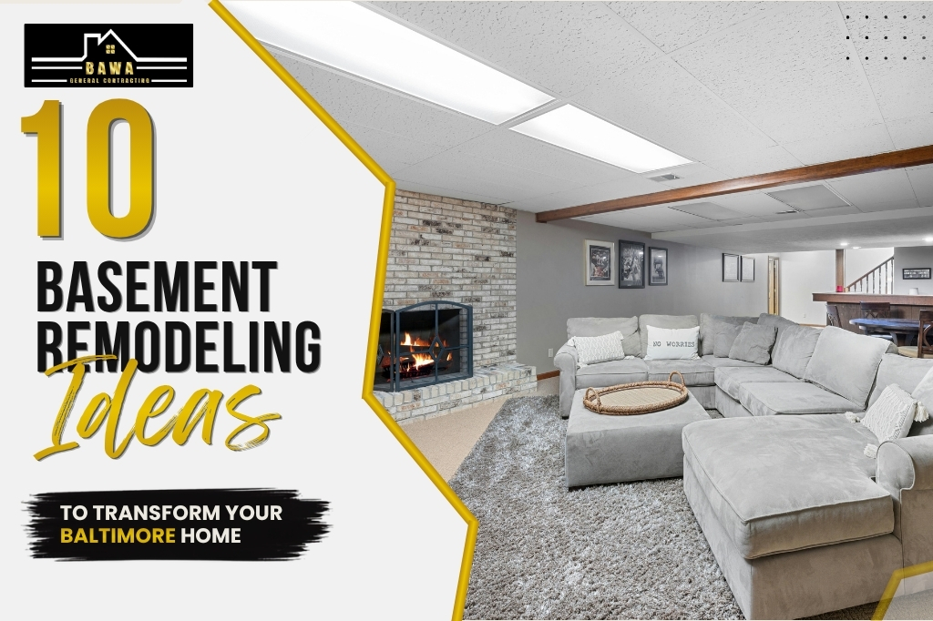 10 Basement Remodeling Ideas to Transform Your Baltimore Home