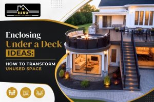 Enclosing Under a Deck Ideas: How to Transform Unused Space